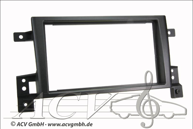 Radioblende Suzuki Grand Vitara Double DIN Black 