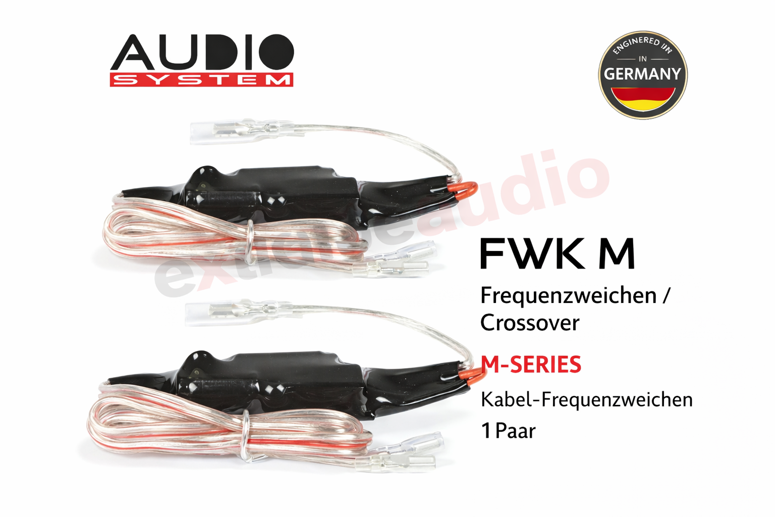 Audio System FWK M Frequenzweiche MX-SERIES 12 dB Hochton Kabelweiche - 1 Paar 