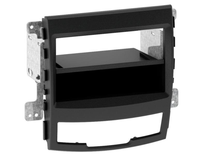ACV 281275-05  Piastra plancia 2 - DIN con tasca Ssangyong Korando 2010> nero