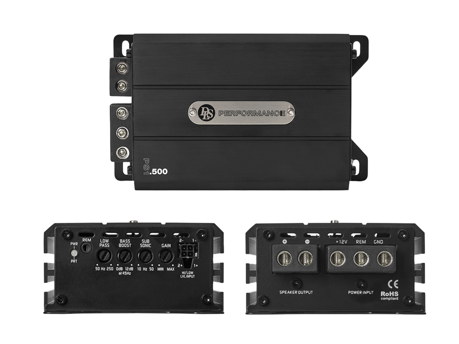 DLS PS1.500 kompakter Performance 1-Kanal Class D Verstärker 500 Watt RMS