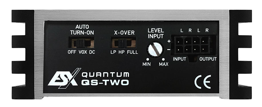 ESX QS-TWO v2 2-Kanal Class D Nano Digital Mini Verstärker 300 Watt RMS