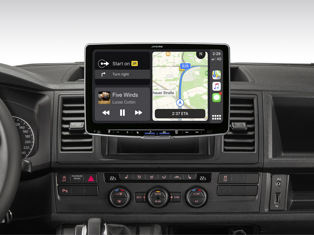 Alpine iLX-F115T61 Autoradio mit 11-Zoll Touchscreen, DAB+, Bluetooth, für Volkswagen VW T6.1