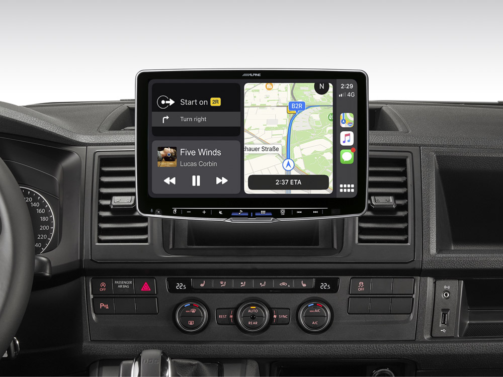 Alpine iLX-F115T6 Autoradio mit 11-Zoll Touchscreen, DAB+, Bluetooth, für Volkswagen VW T5, T6, Tiguan (5N), Touran (1T), Seat Alhambra (7N)