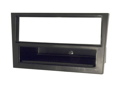 RTA 000.151-0 1 - DIN mounting frame, black ABS