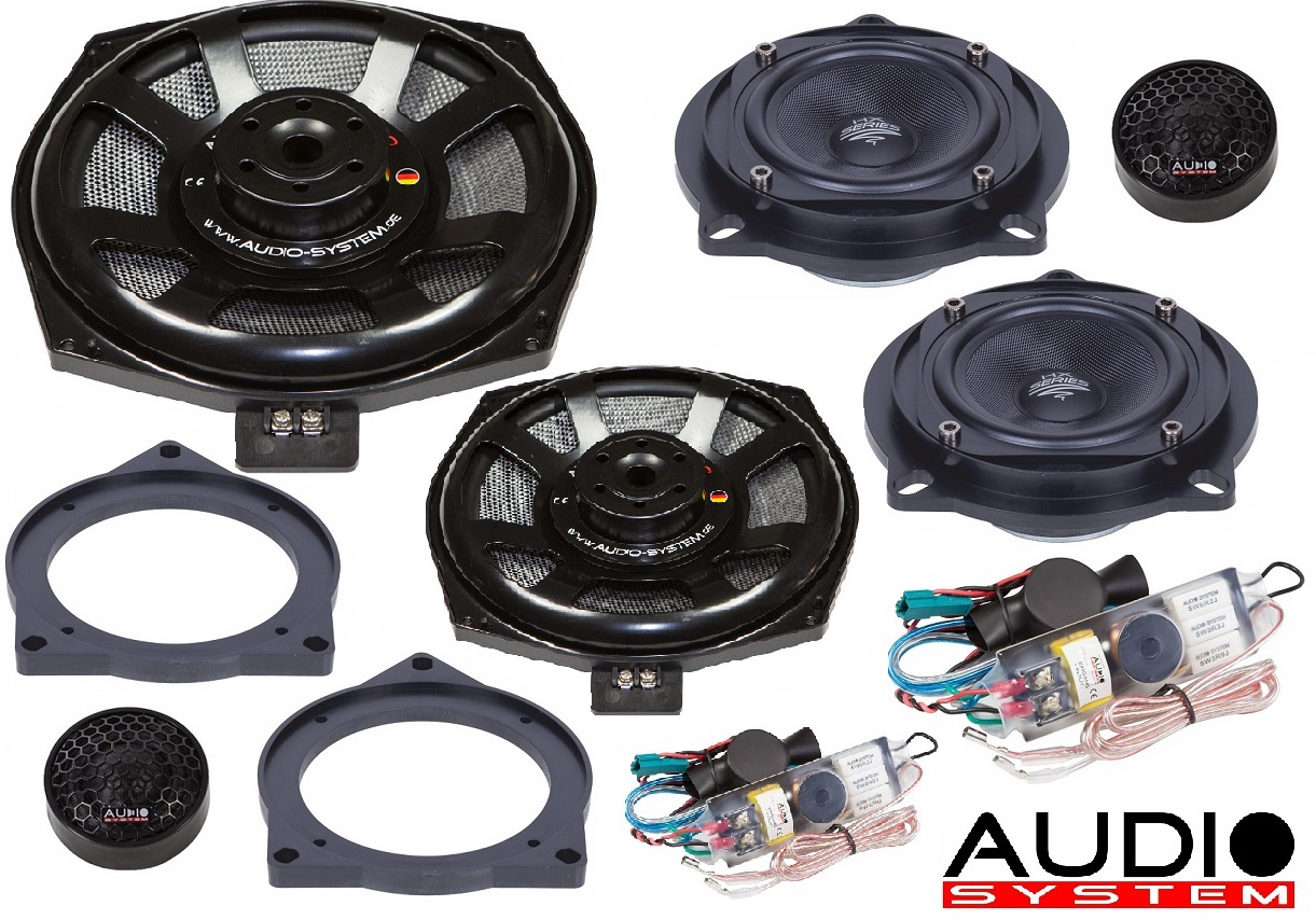 Audio System X 200 BMW Plus X-Series 3-way active front-part system for BMW E60, 61,81,82,84,87,88,90,91,92