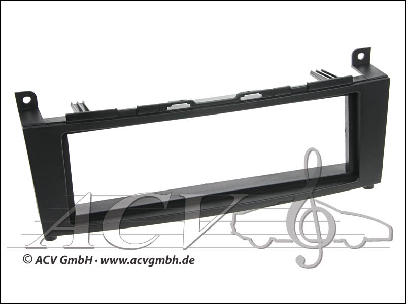 Radioblende gomma Touch Mercedes Classe C W204 nero 