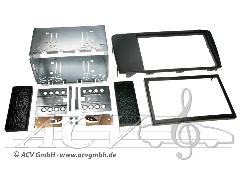 Double-DIN installation du kit Volvo S60 / V70 / XC 70 2004 -> 