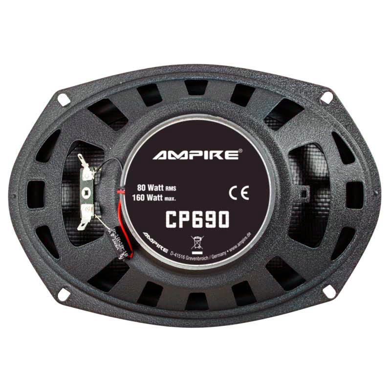 AMPIRE CP690 Koaxial-Lautsprecher 6"x 9" Speaker 160 Watt 1 Paar (2 Stück)