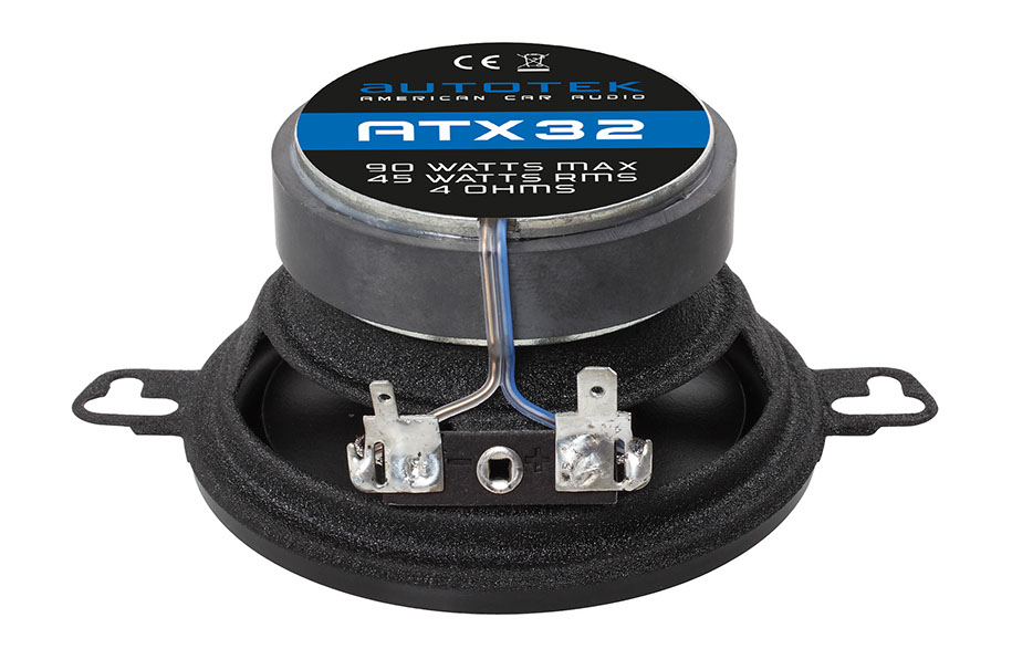 Autotek ATX-32 8,7 cm (3.5”) 2-Wege Koaxial Lautsprecher 90 Watt 1 Paar