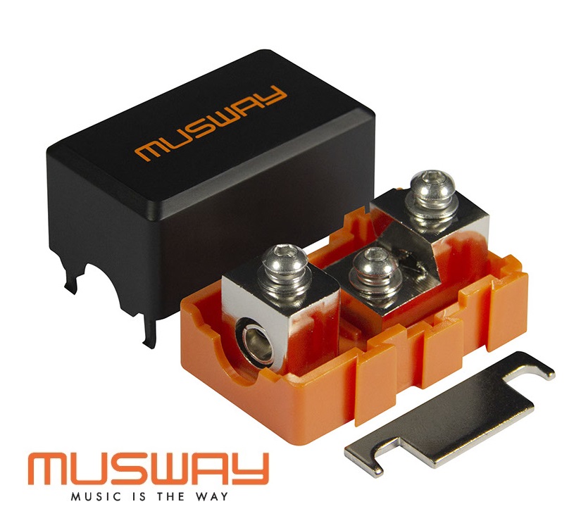 MUSWAY MFB100 Modular Mini-ANL Sicherungshalter Kabelquerschnitte bis zu 20 mm²