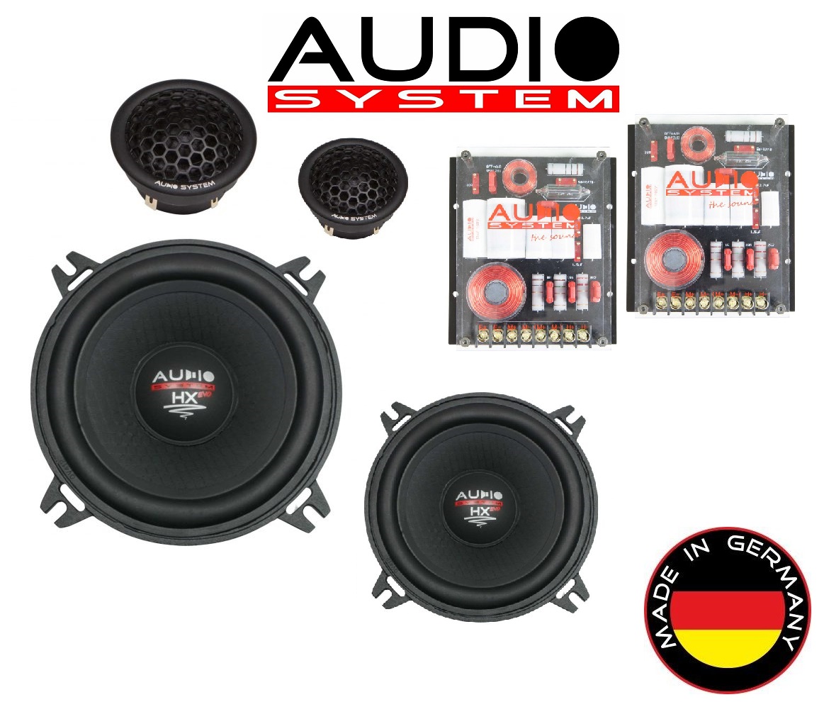 Audio System HX 100 DUST EVO 3 2-Wege HIGH END Kompo System 10 cm Lautsprecher