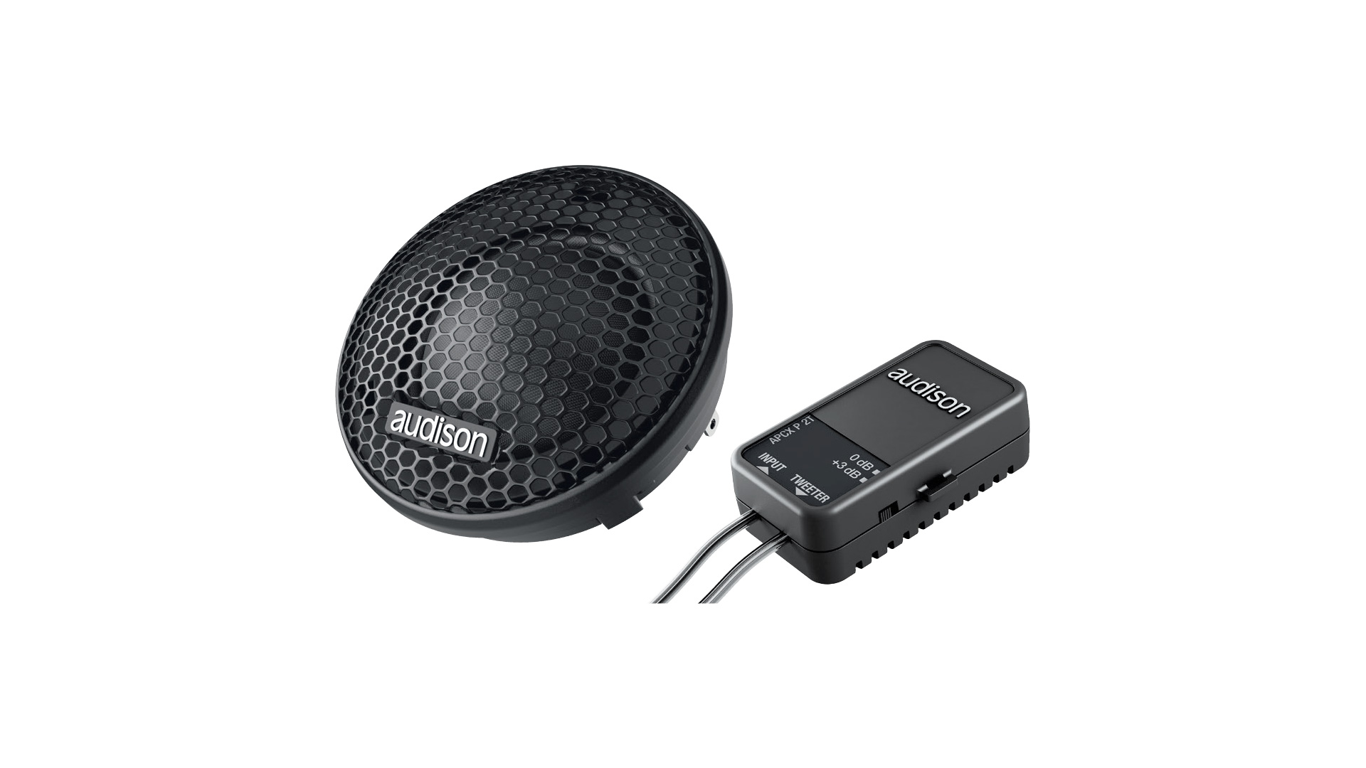 B-Ware Audison AP 1P HOCHTÖNER, TWEETER 25 mm mit Kabelweichen, 150 Watt, 1 Paar 