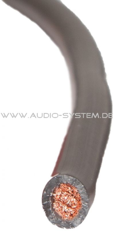 Audio System Z-PC 50 B HIGH-Performance Kupfer Stromkabel / Massekabel 50 mm² 10m / Rolle   