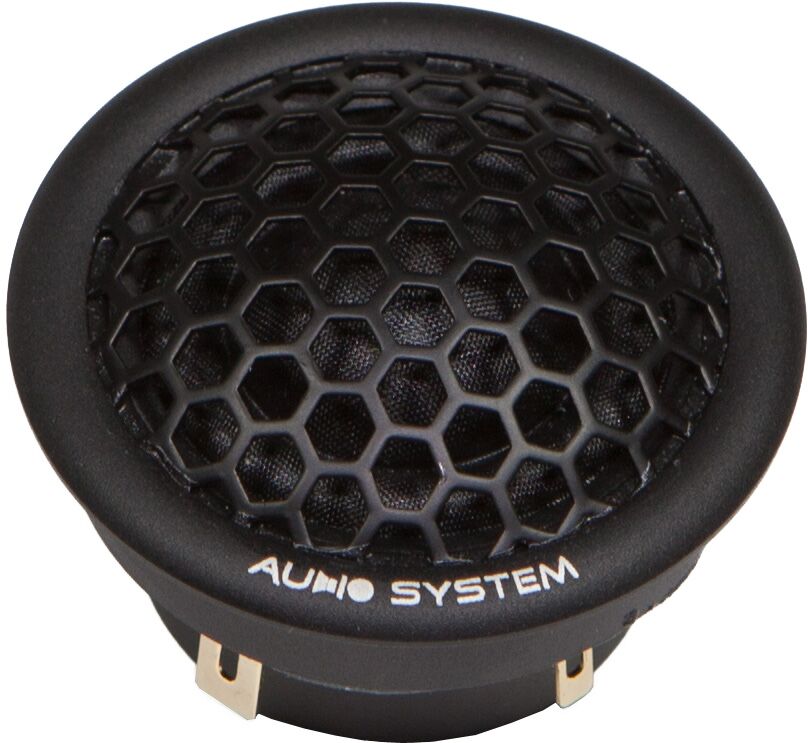 AUDIO SYSTEM HS 25 DUST Hochtöner 1 Paar Tweeter 22 mm Gewebe-Neodymhochtöner mit Aluflansch 