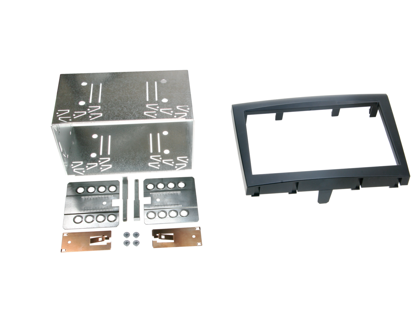 ACV 381323-03-2 2-DIN Radioblende Doppel-DIN Einbaukit für Porsche 911 (997), Porsche Boxster, Porsche Cayman (987)