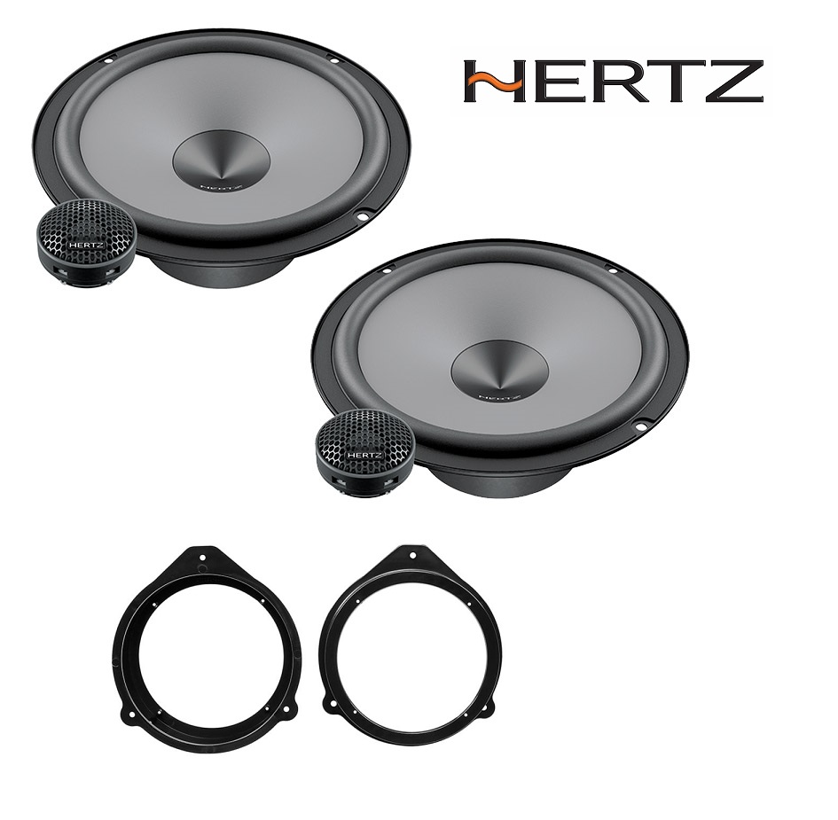 Audi A4 (Typ B7 - 8E/8H) alle Modelle - Hertz Uno K 165 - 16cm 2-Wege Kompo incl. Lautsprechereinbauset