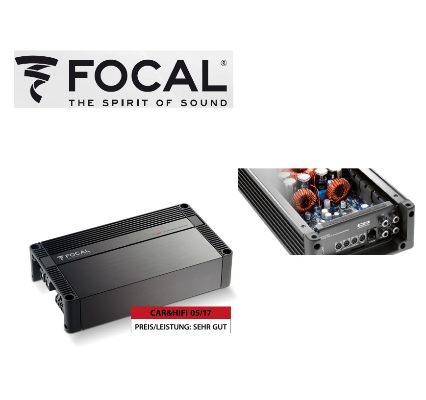 Focal FPX4.800 4-Kanal Class-D Verstärker 740 Watt RMS FPX-Serie Class D