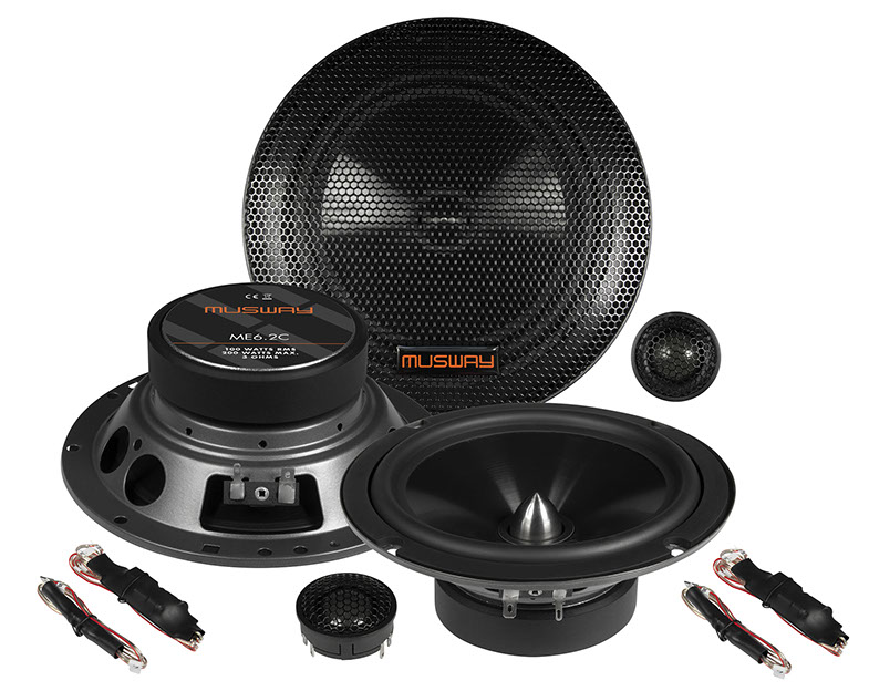 MUSWAY ME6.2C 16,5 cm (6.5") 2-Wege Kompo Lautsprecher Set 200 Watt