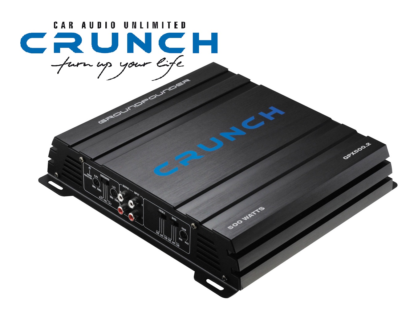Crunch GPX500.2, 2CH Amplifier, 2 x 250 watts max. GPX 500.2