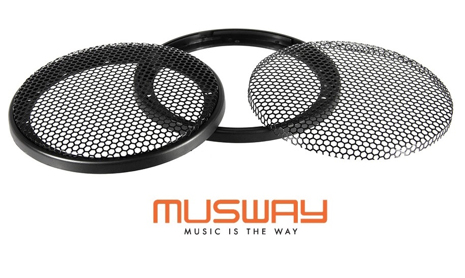 MUSWAY MGR6 16,5 cm (6.5) Universal Lautsprecher Gitter, Abdeckung, Grill  1 Paar