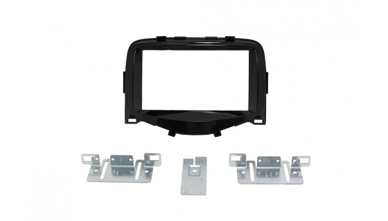 RTA 002.289P0-0 Double DIN lunette senior , noir Citroen C1 / Peugeot 108 / Toyota Aygo 14 >