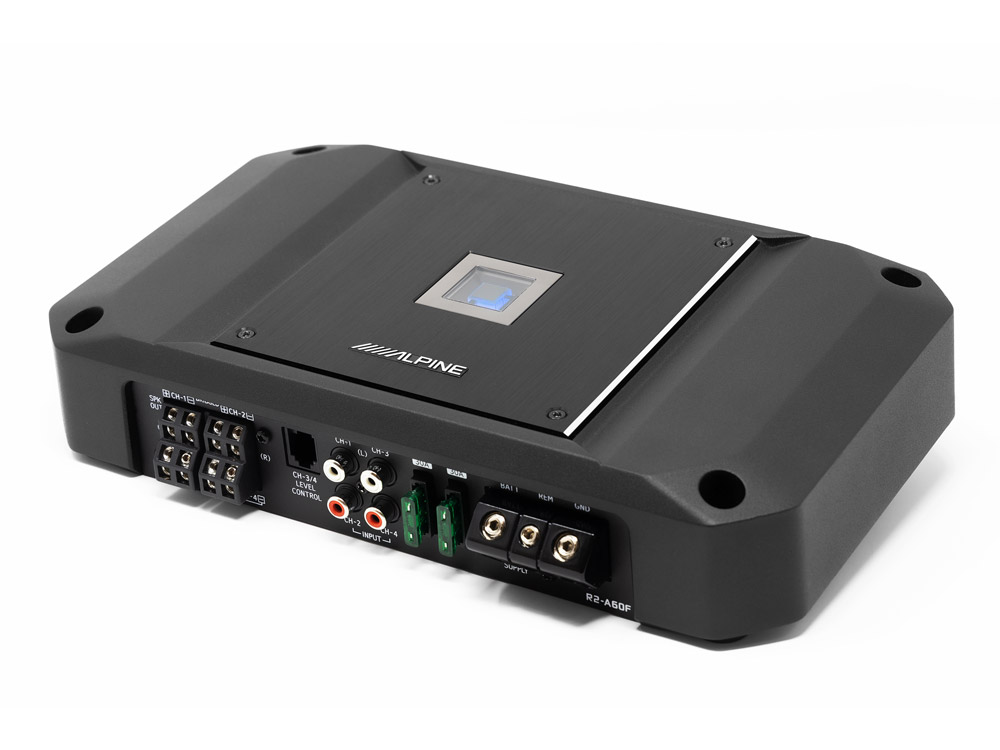 Alpine R2-A60F R-Series 4-Kanal Digital Verstärker RMS Leistung 600 Watt Amplifier