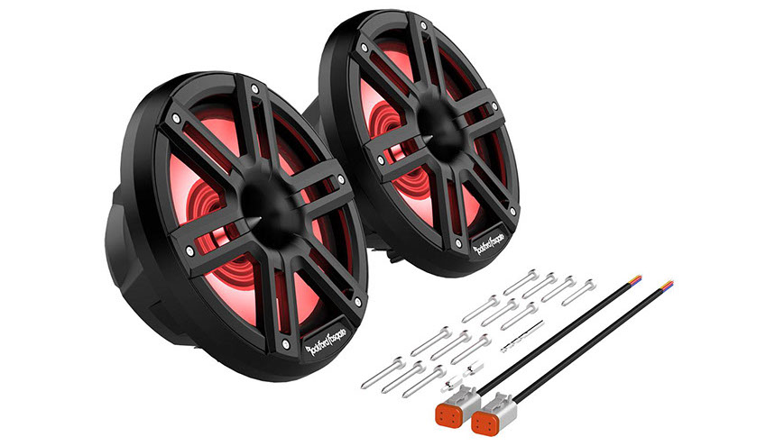 B-Ware ROCKFORD FOSGATE M2-8HB Color Optix 2-Wege Koax Marine Lautsprecher 20 cm - 1 Paar 