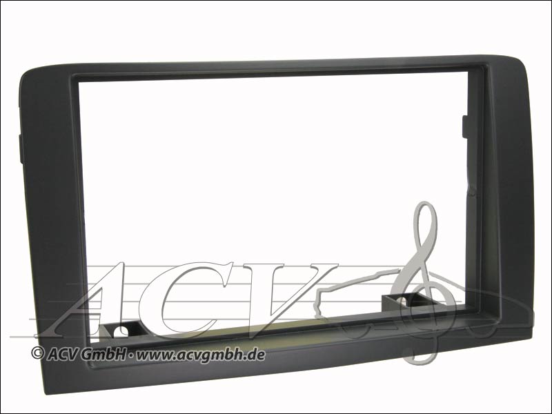 Radioblende Fiat Idea Doppel DIN grau Radioblende Fiat Idea Doppel DIN grau