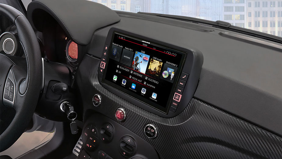 Alpine X903DC-F Freestyle 9-Zoll-Navigationssystem mit Reisemobil- und LKW-Software, Apple CarPlay und Android Auto Unterstützung für alle Fahrzeuge