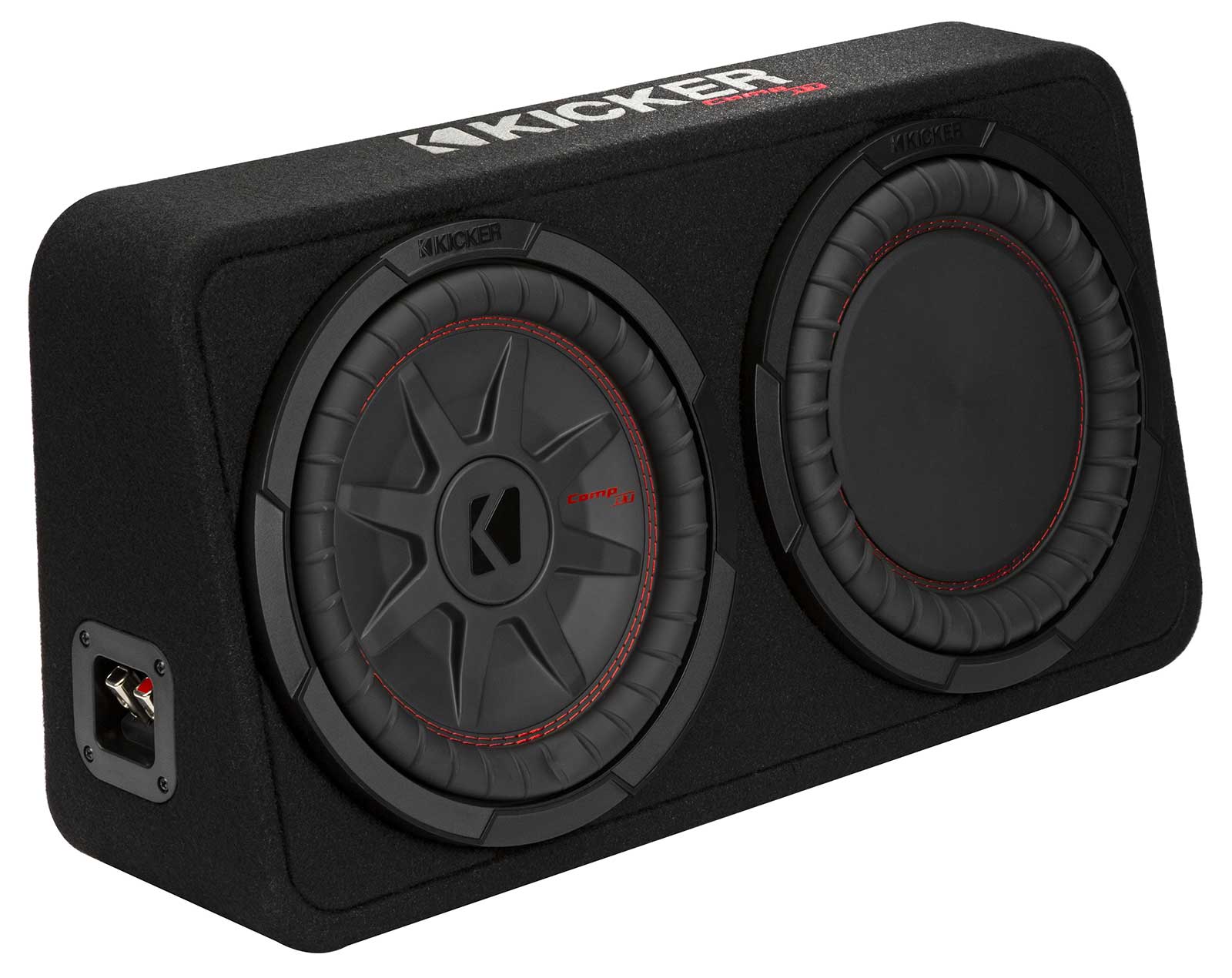 Kicker TCWRT102-48 Subwoofer 10” (25 cm) Subbox mit 10" Passiv-Membran 800 Watt