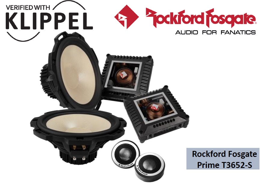 Rockford Fosgate T3652-S 16,5 cm (6.5") High End 2-Wege Kompo Lautsprecher Set 250 Watt Power T3 Serie