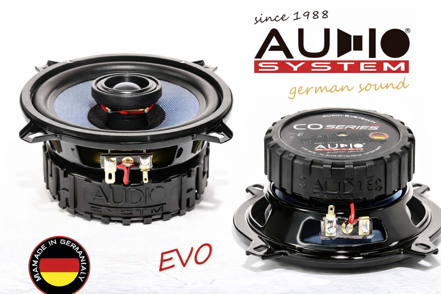 Audio System CO 130 EVO 13cm High Level Coaxial System 120 Watt 1 Paar