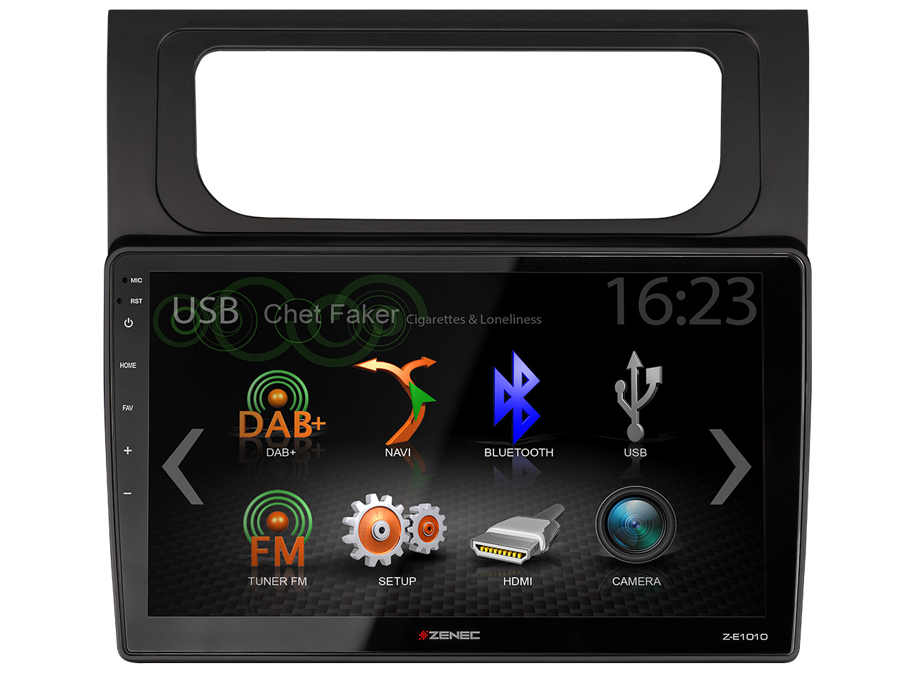 ZENEC Z-E1010 Infotainer + Radioblende Set Z-F2026 für VW Touran I (GP2) 