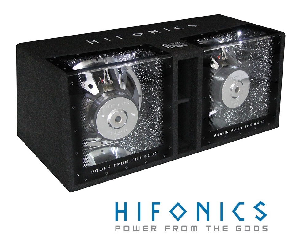 HIFONICS ZRX-12DUAL Dual-Bandpass Subwoofer 4 + 4 Ω Leistung 1.000 W RMS / 2.000 W max