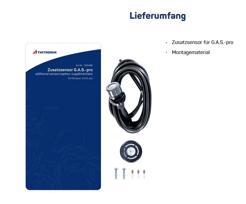 Thitronik Zusatzsensor G.A.S.-pro 100456 für G.A.S.-pro Zusatzsensor G.A.S.-pro Propan/Butan Narkosegas-Sensor 