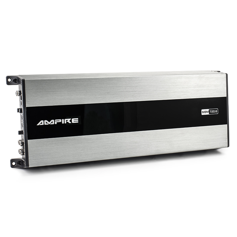 AMPIRE MBM720.6 Endstufe, 6-Kanal Verstärker Class D Ultrakompakte Bauform 720 Watt RMS/1440 Watt