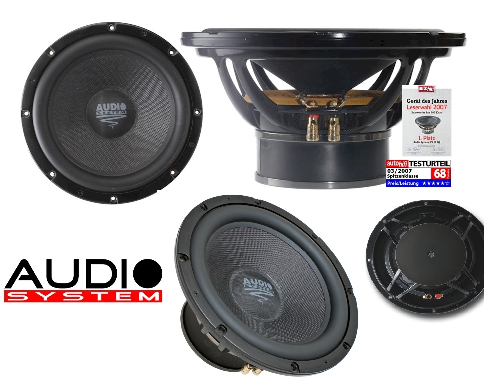 HX System Audio 12 SQ 30 cm de haut HX12SQ Subwoofer Fin