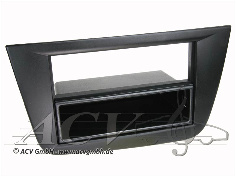 Radioblende Seat Altea / Toledo Doppel ISO schwarz