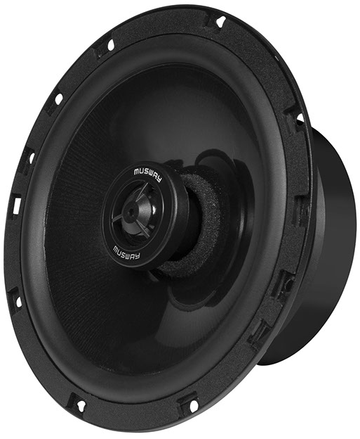 MUSWAY MQ62 16,5 cm (6.5") 2-Wege Koaxial Lautsprecher 200 Watt, 1 Paar