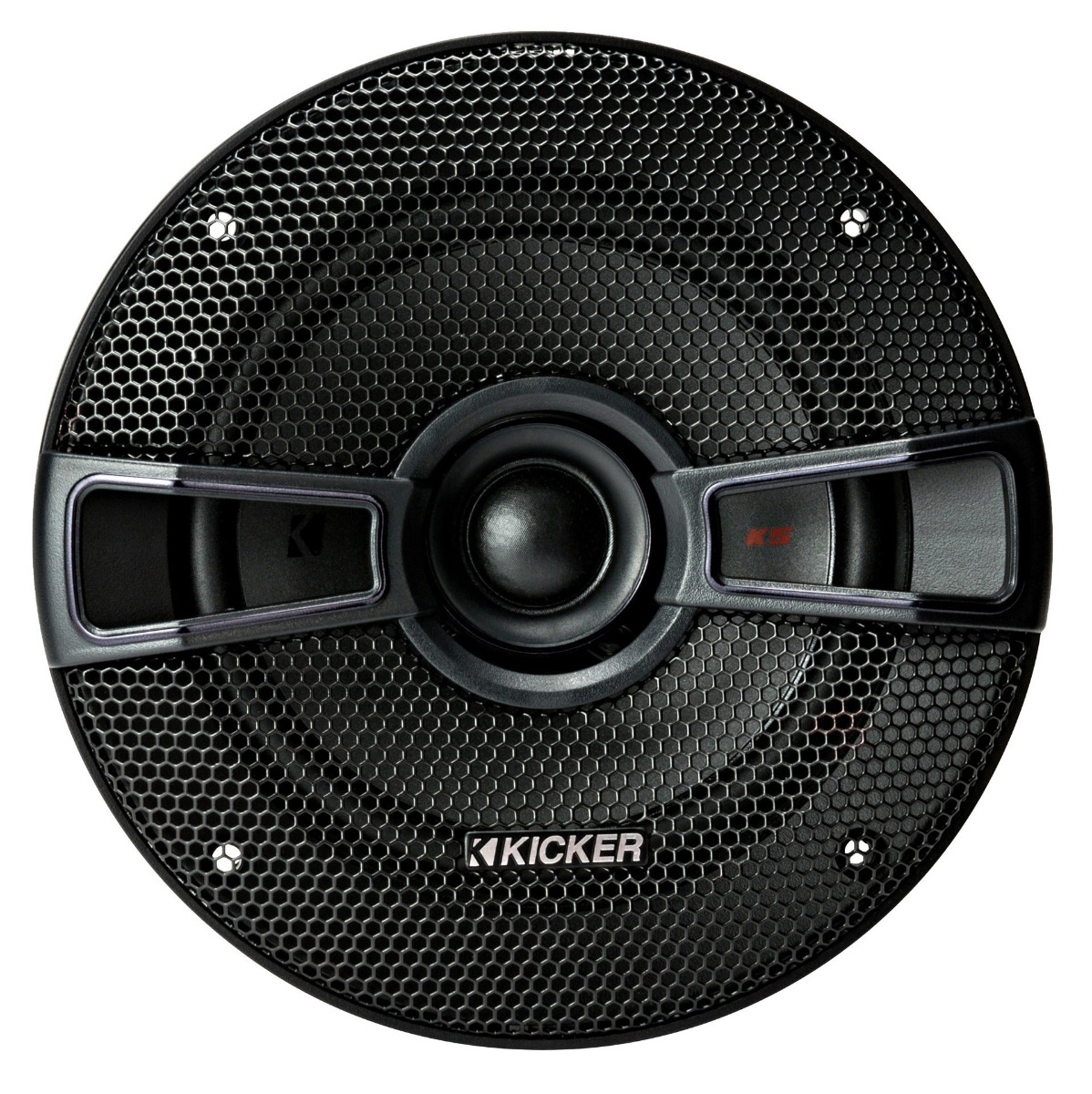 KICKER KSC504 Koax 13 cm Koaxial-Lautsprecher Paar, mit Grill 150 Watt