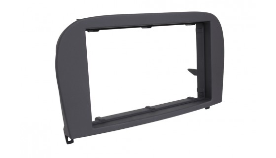 RTA 002.073S2-0 Double DIN mounting frame RUBBER TOUCH , black , Mercedes SL R230 06-11
