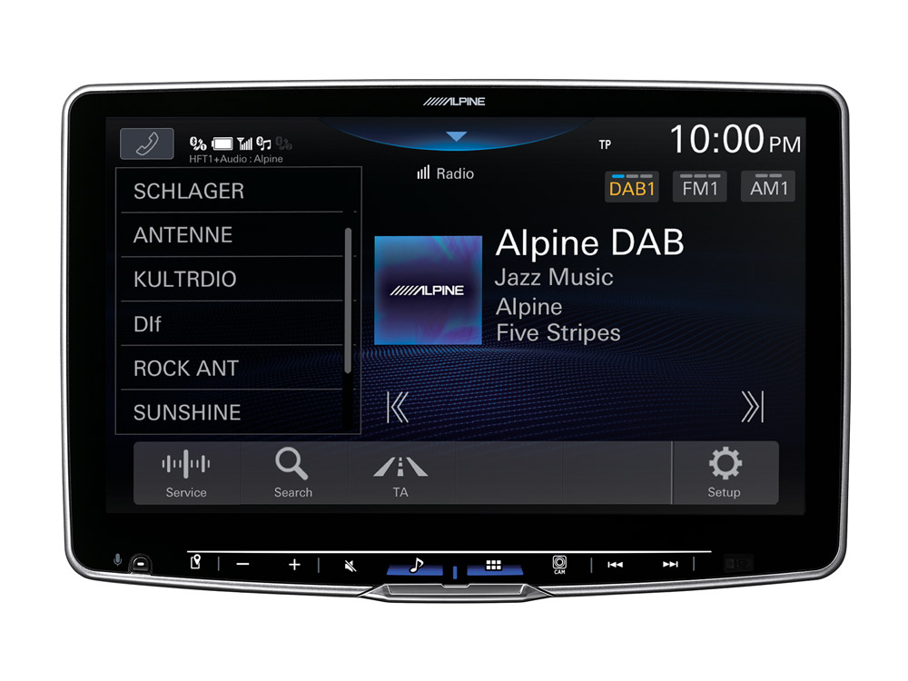 Alpine iLX-F115TRA Autoradio mit 11-Zoll Touchscreen, DAB+, Bluetooth, für Ford Transit Custom ab 2018