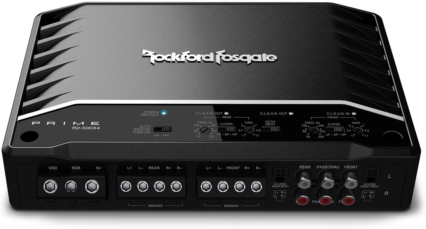  Rockford Fosgate R2-500X4 Prime 4 Kanal Verstärker ENDSTUFE mit 500 Watt RMS