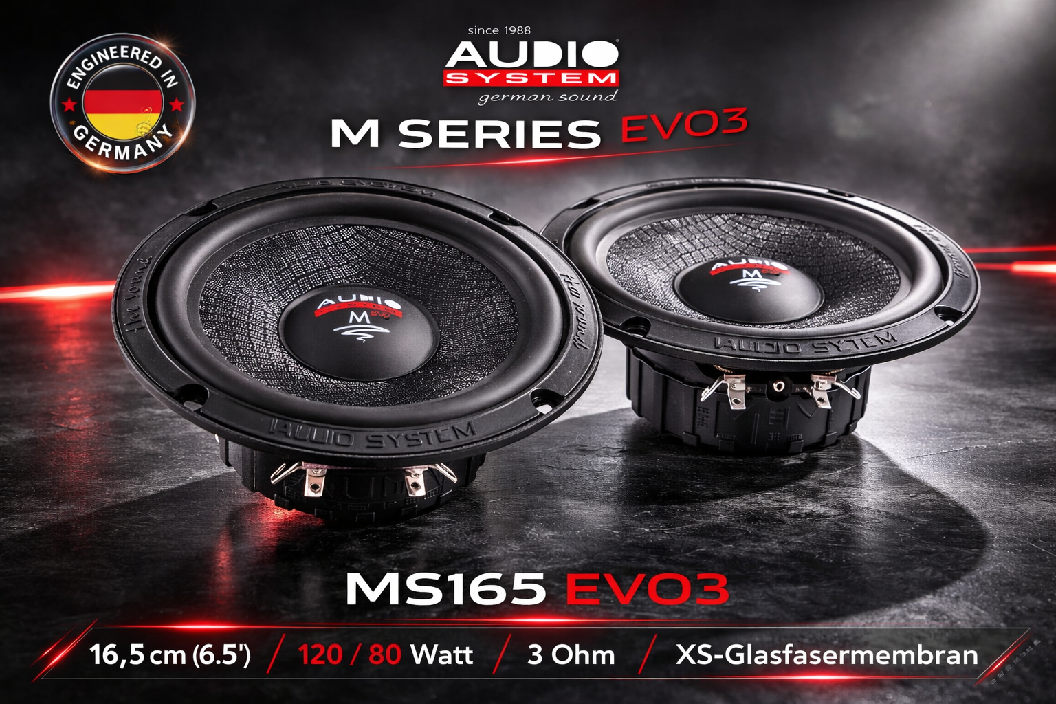 Coppia Mid-Woofer LS PW6.4 Power Series 16cm | Altoparlanti Auto 165mm Per Sistemi Audio E Predisposizioni