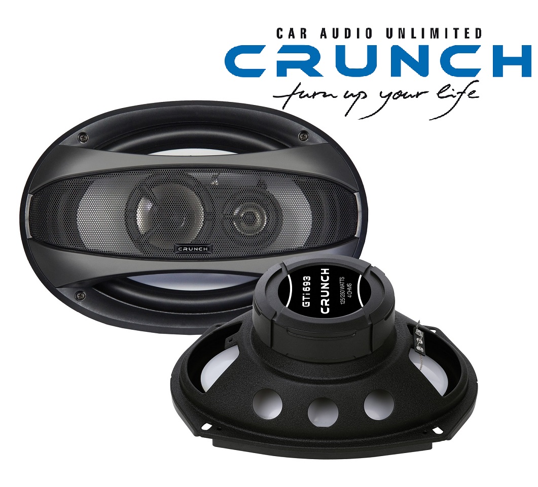 Crunch GTi693 6x9 3 Wege Lautsprecher 250 Watt -- 1 Paar