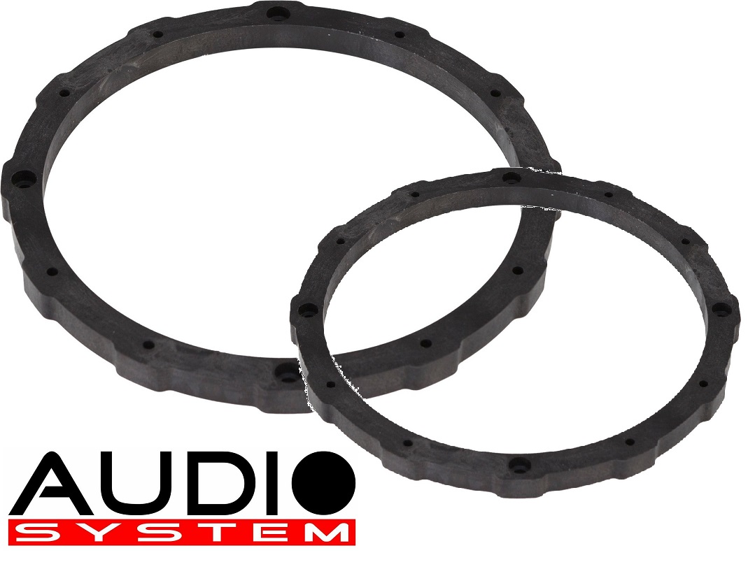 Audio System LSR165/15 Sehr stabile Lautsprecher-Aufbauringe 165mm, Höhe: 15 mm 1 Paar