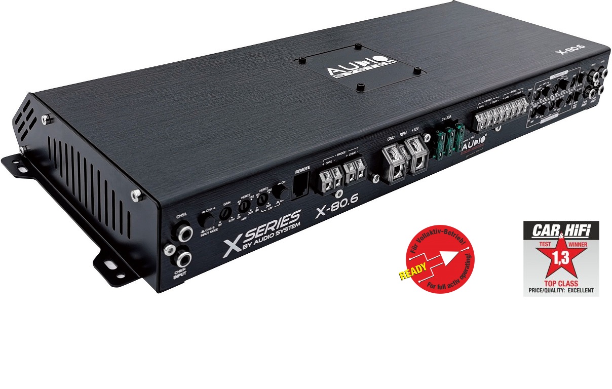 Audio System X-80.6 XION SERIES 6-Kanal Endstufe X80.6