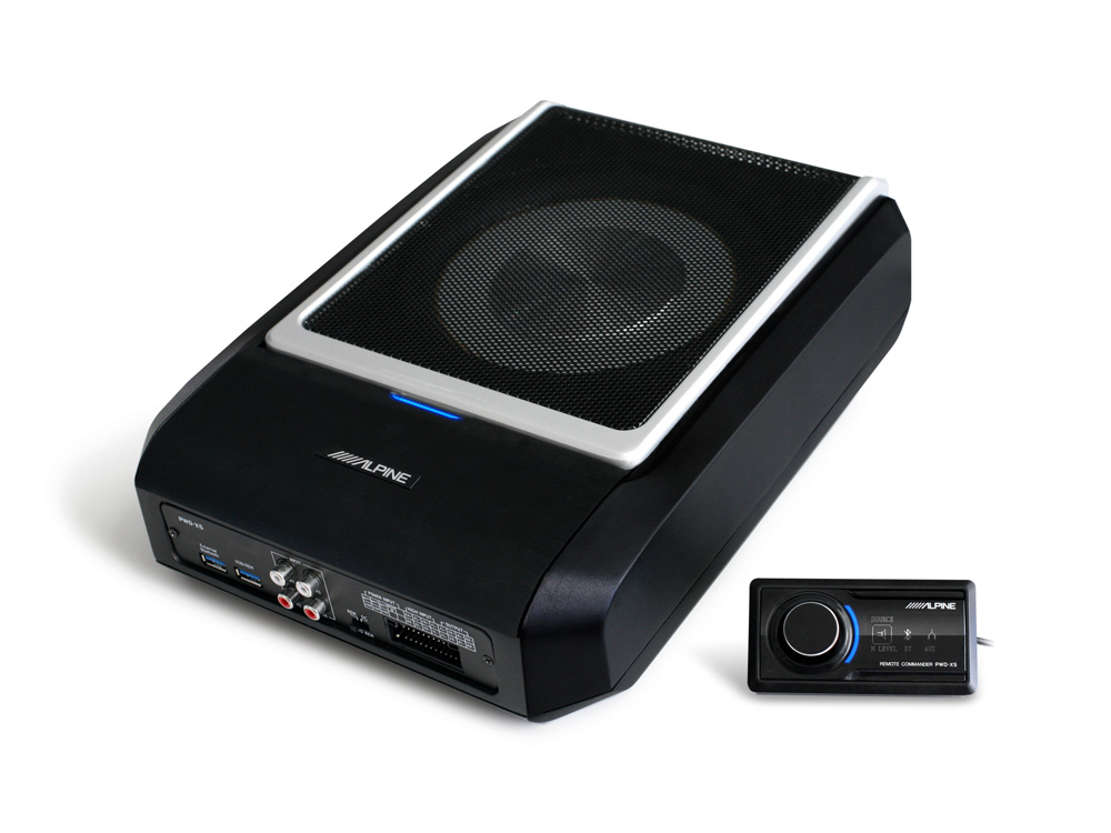 Alpine PWD-X5 4.1 DSP-Verstärker mit Subwoofer Aktiver Subwoofer mit 4.1-Kanal DSP und Verstärker