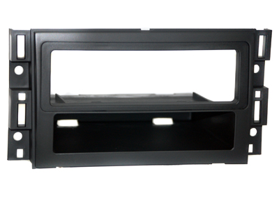 RTA 000.485-0 1 - DIN mounting frame with storage compartment, ABS black