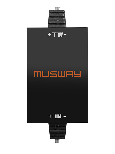 Musway MQ6.2T 25 MM (1”) GEWEBE-NEODYM-HOCHTÖNER 250 Watt 1 Paar